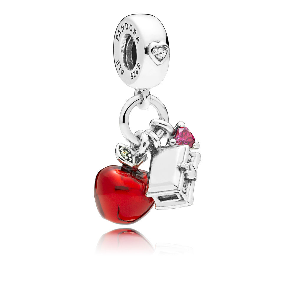 Disney, Pandora Snow Whites Apple & Heart Bedel 797486CZRMX