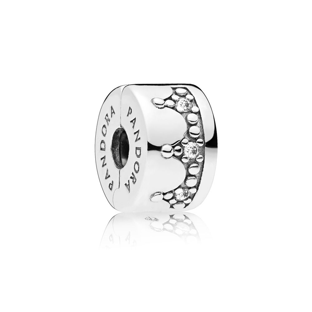 PANDORA Dazzling Crown Clip 797634CZ