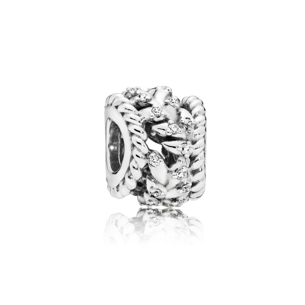 PANDORA Dazzling Grain Swirls Bedel 797597CZ