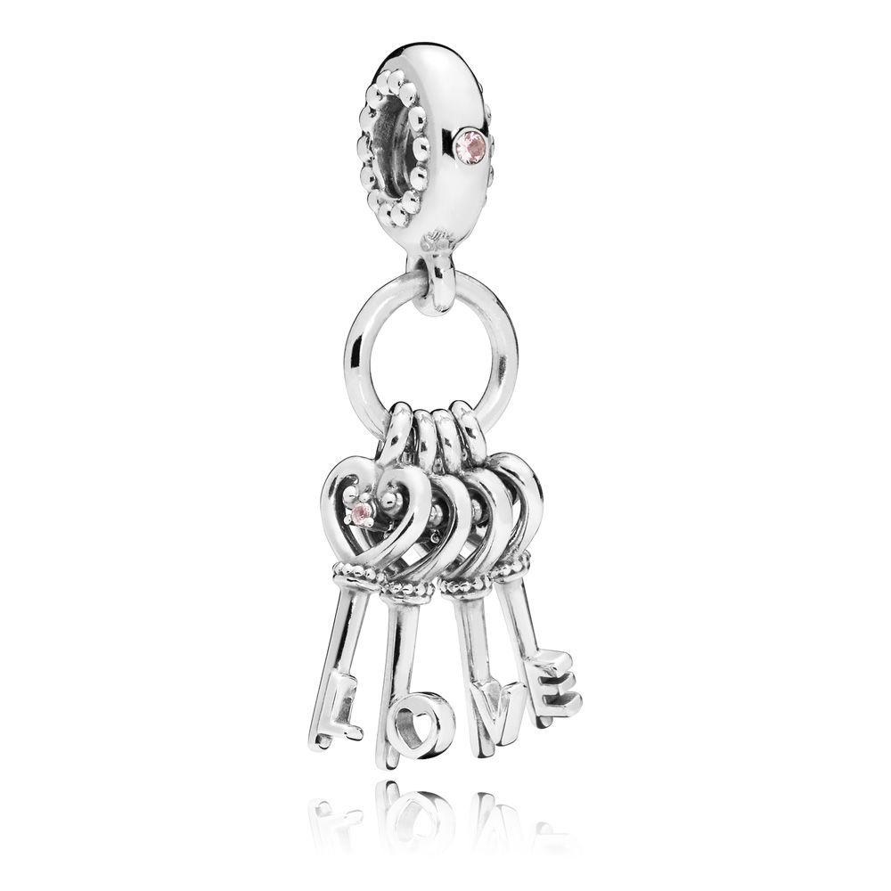 PANDORA Keys Of Love Bedel 797654NPMMX