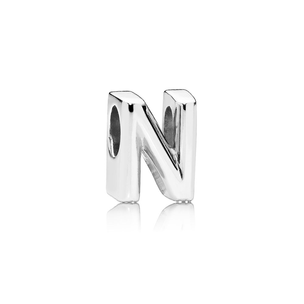 PANDORA Letter N Bedel 797468