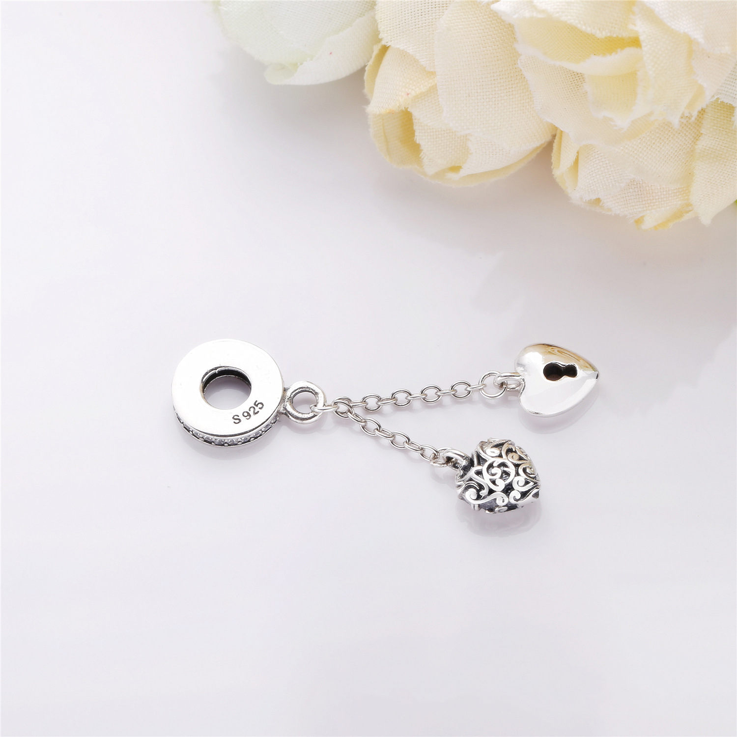 PANDORA Lock & Heart Bedel 797642CZ