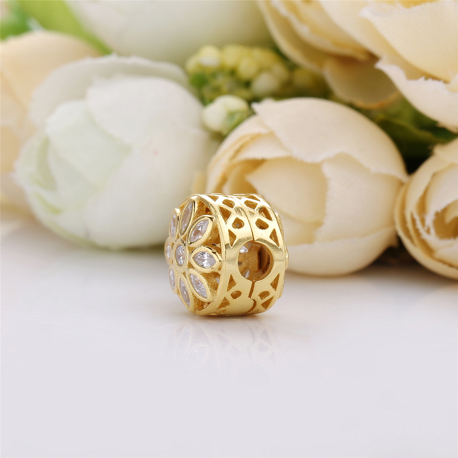 PANDORA Opulent Flower Clip Bedel 757639CZ