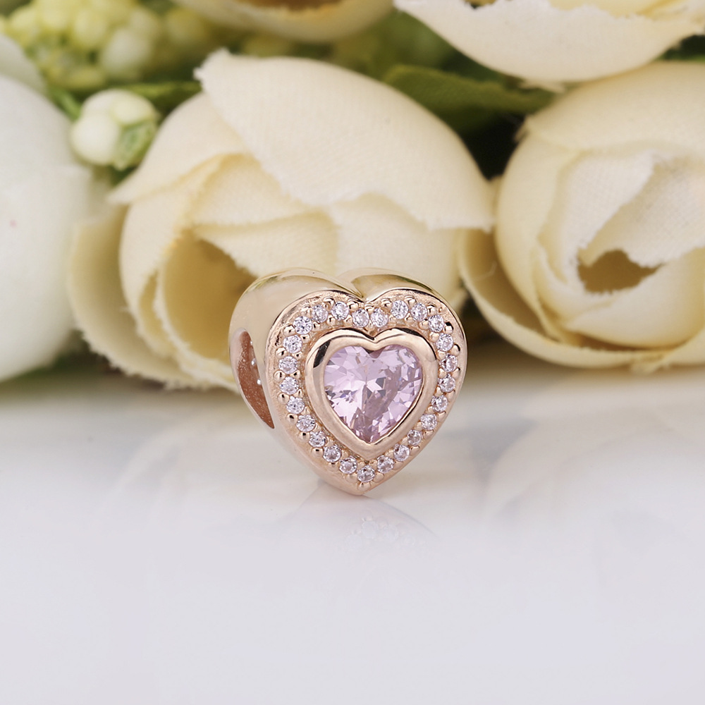 PANDORA Panodra Rose Sparkling Love Bedel 787608NPM