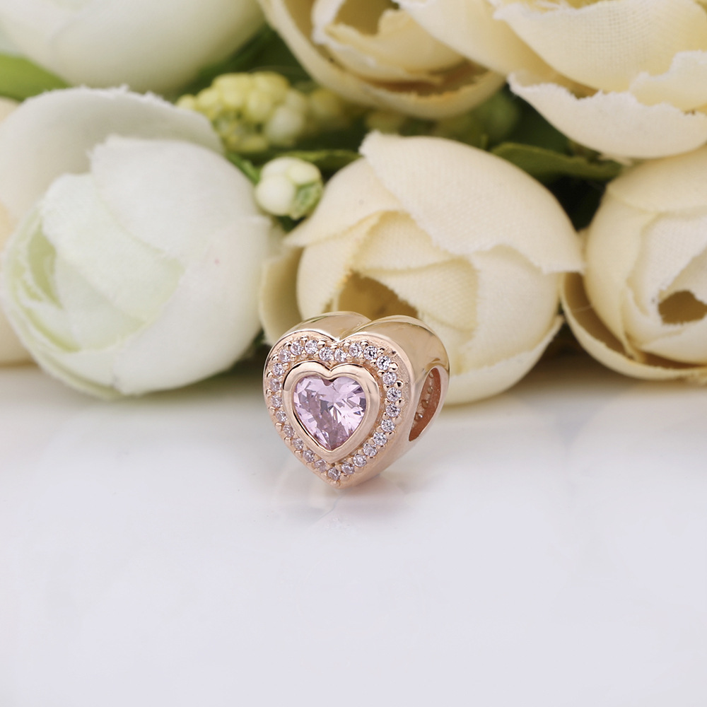 PANDORA Panodra Rose Sparkling Love Bedel 787608NPM