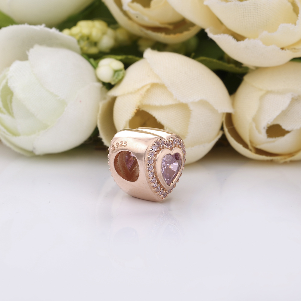 PANDORA Panodra Rose Sparkling Love Bedel 787608NPM