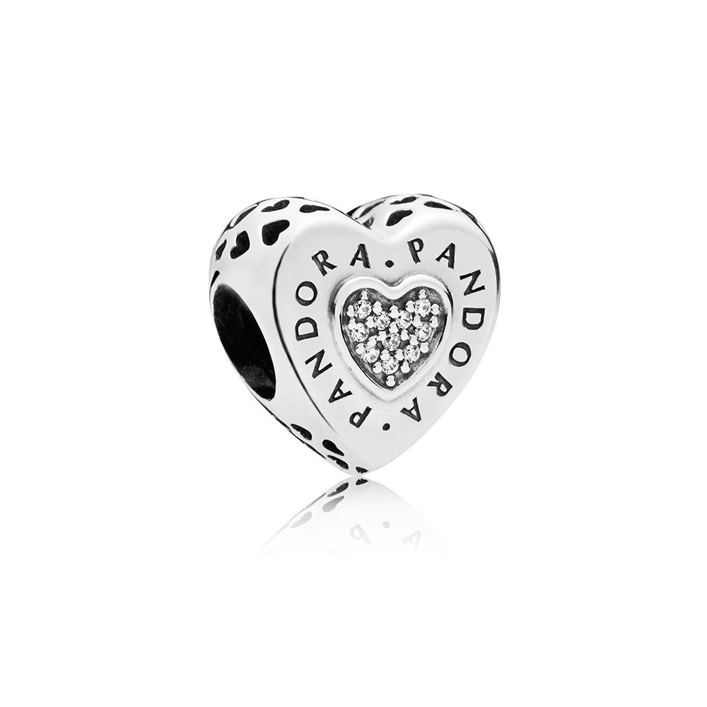 Pandora Zilveren Handtekening Hart Bedel 797375CZ