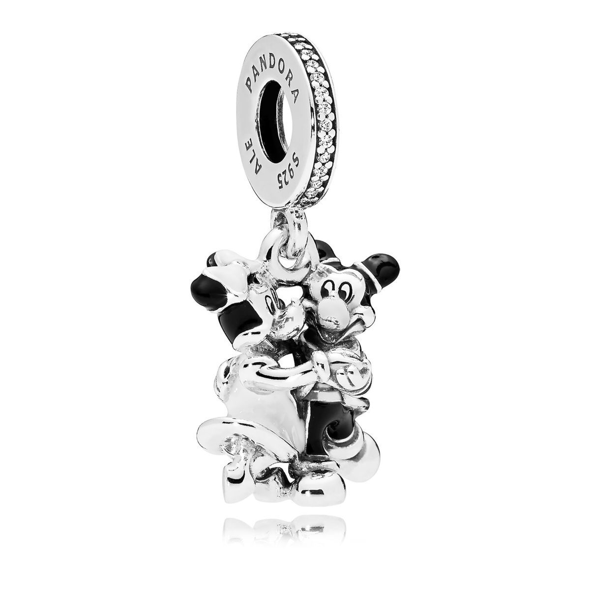 Pandora Zilveren Mickey En Minnie Hangende Bedel 7501057371846P