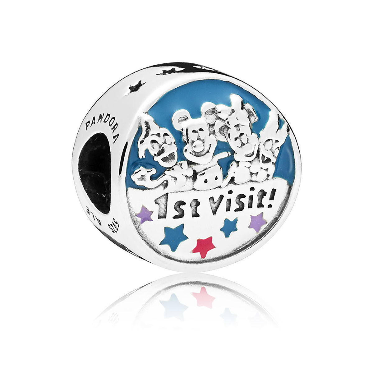 Pandora Zilveren Mickey Mouse En Vrienden "1St Visit" Bedel 7501057371913P