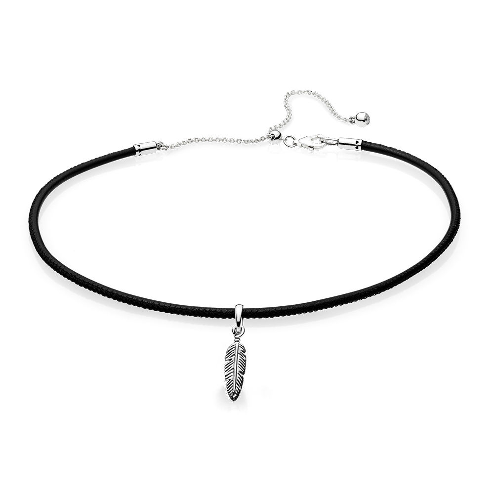 PANDORA Black Leren Ketting 397197CBK