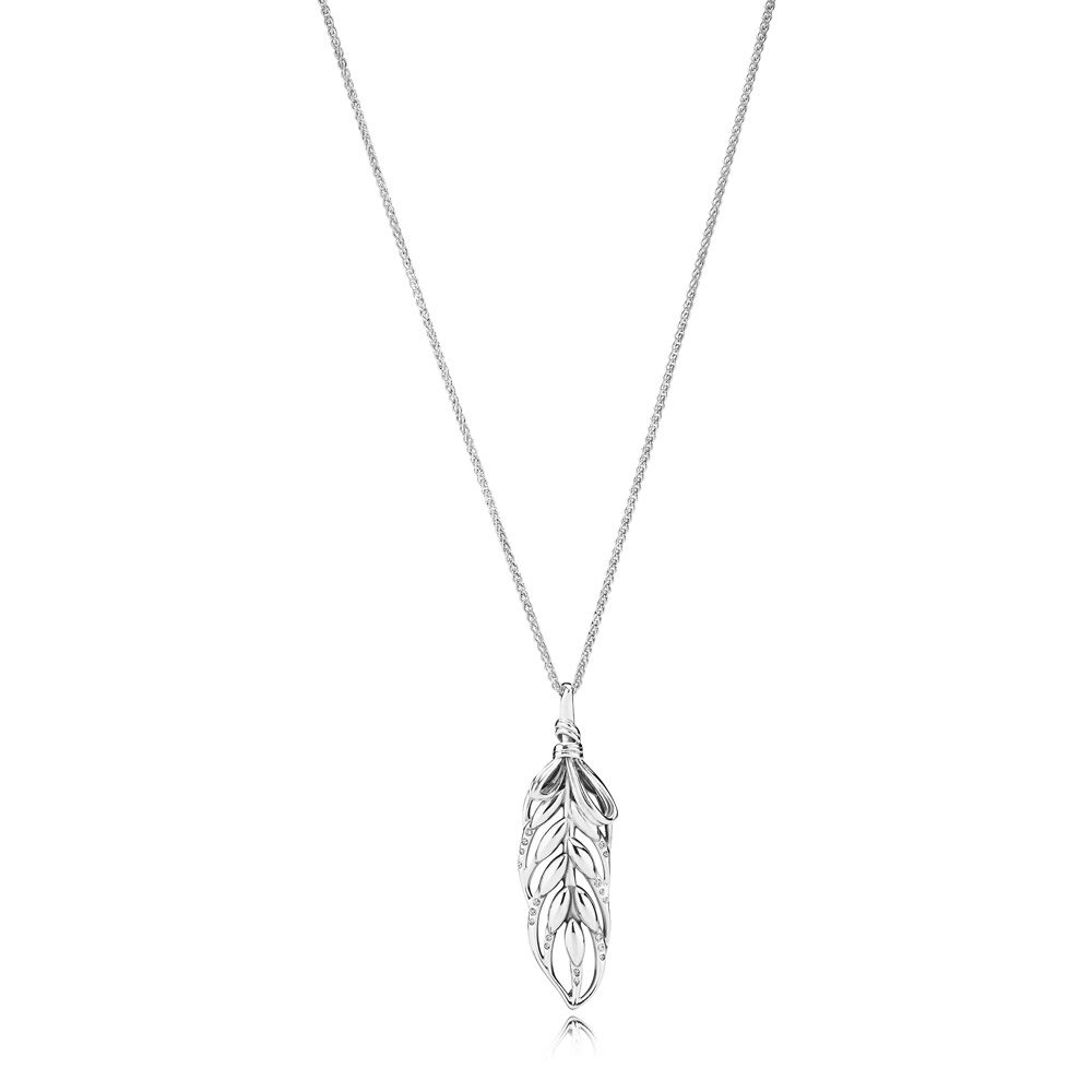 PANDORA Floating Grains Ketting 397753CZ