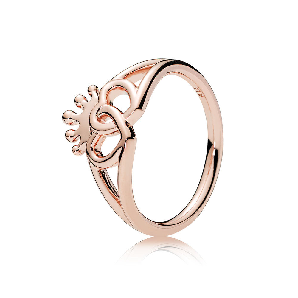 Pandora Rose United Regal Hearts Ring 187685