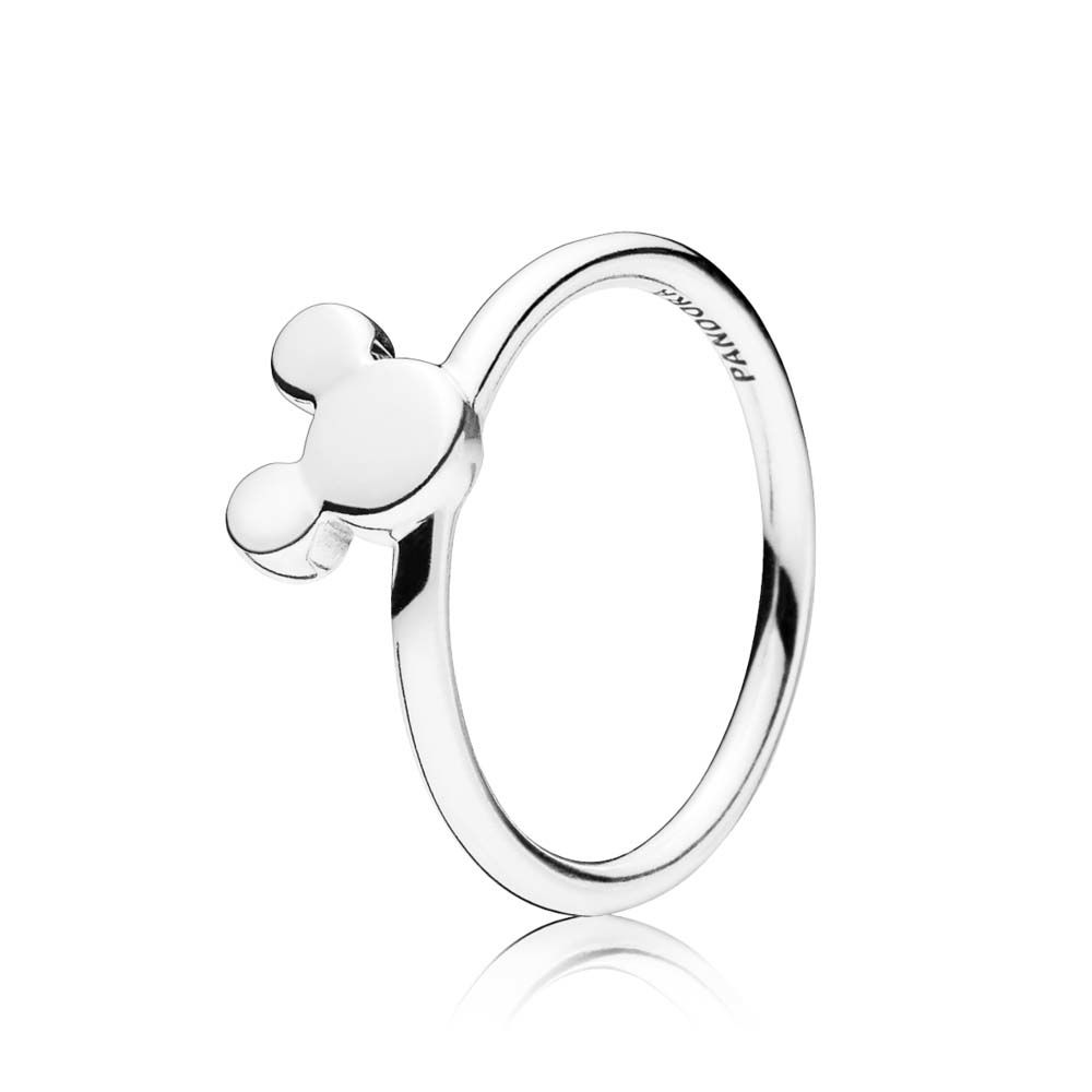 Disney, Pandora Mickey Silhouette Ring 197508