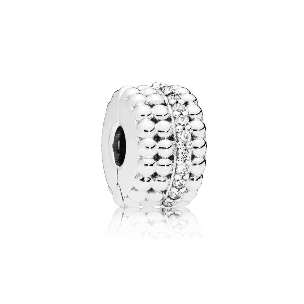 PANDORA Beaded Brilliance Clip 797520CZ