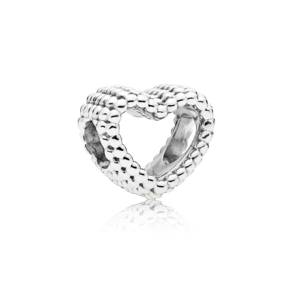 PANDORA Beaded Heart Bedel 797516