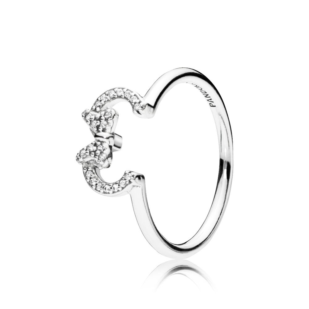 Disney, Pandora Minnie Silhouette Ring 197509CZ