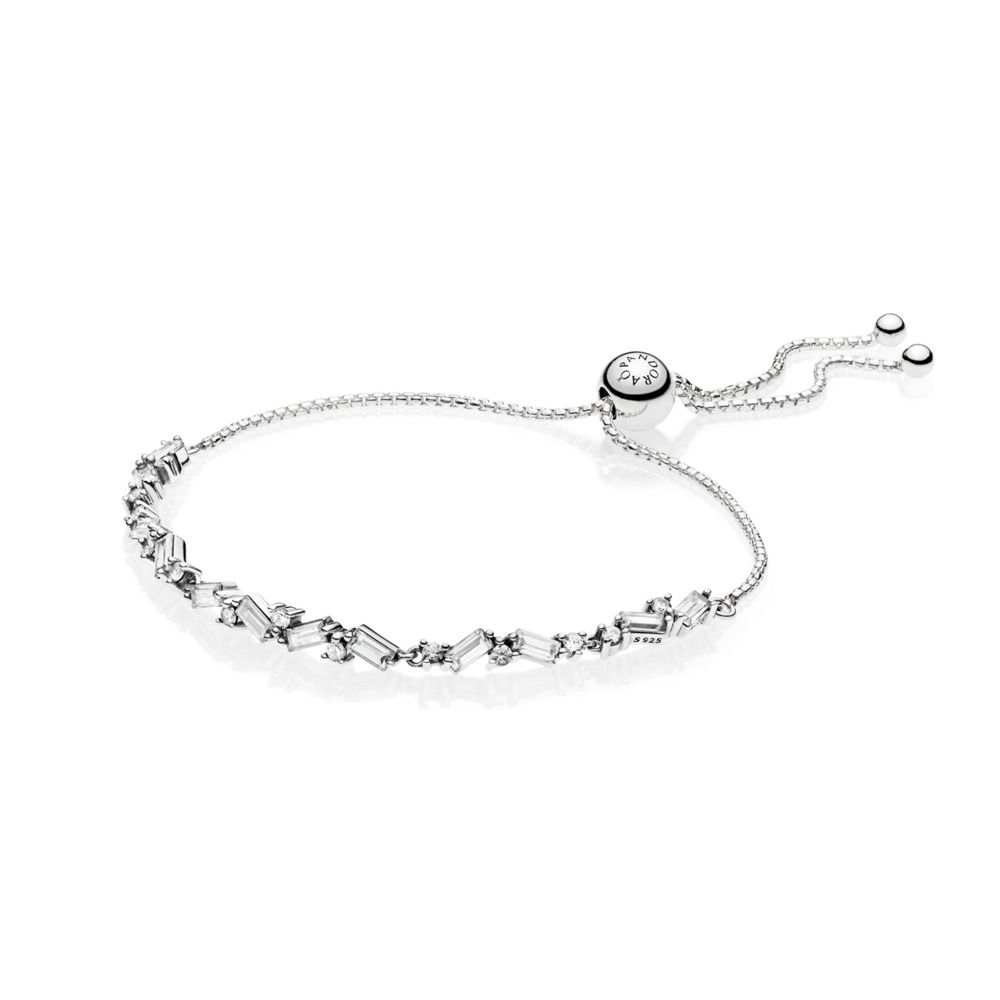 PANDORA Glacial Beauty Sliding Armband 597558CZ