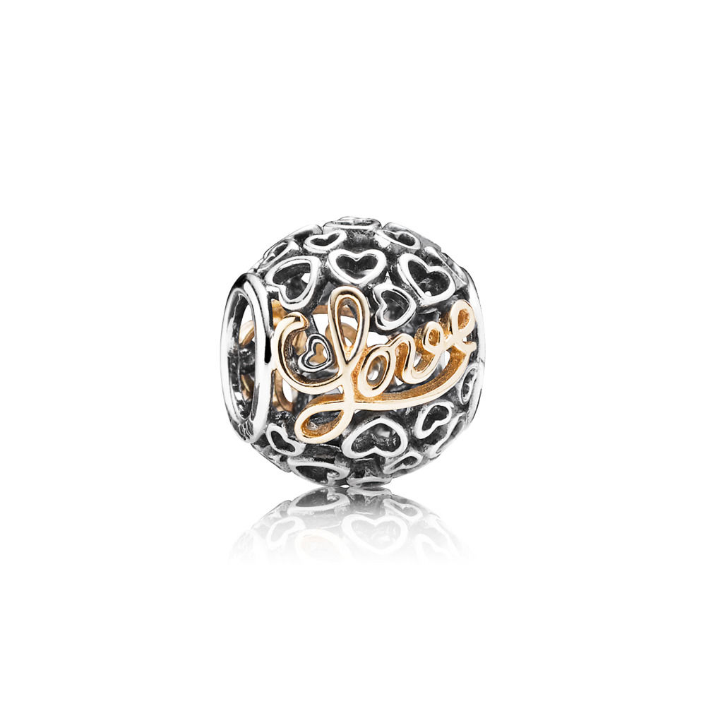 PANDORA Love Silver Bedel With 14K - 791425