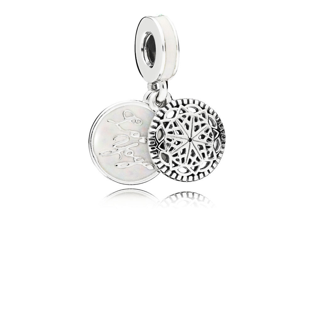 PANDORA Love Yoga Pendant Bedel - 796205En23