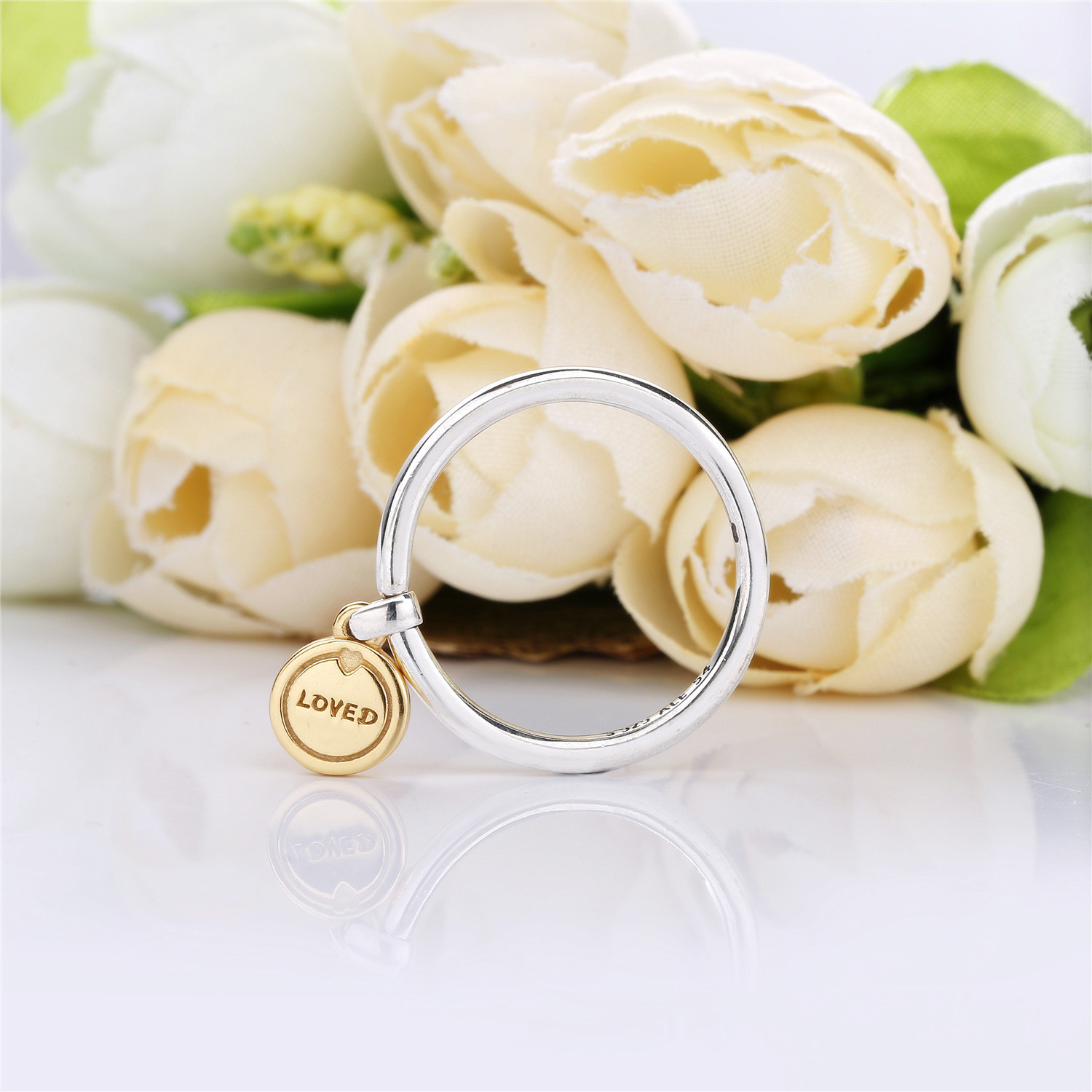 PANDORA Medallion Of Love Ring 167823