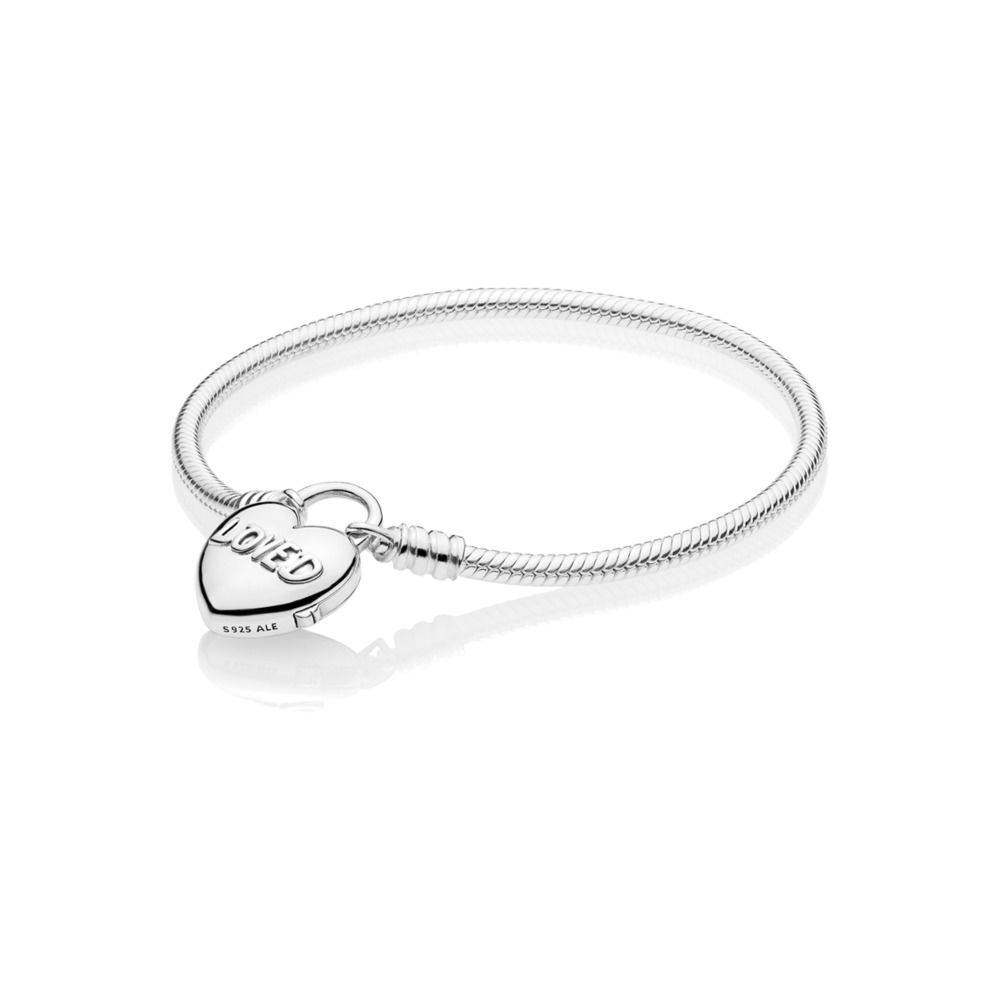 Pandora Moments Armband Met Hartvorming Hangslot 597806