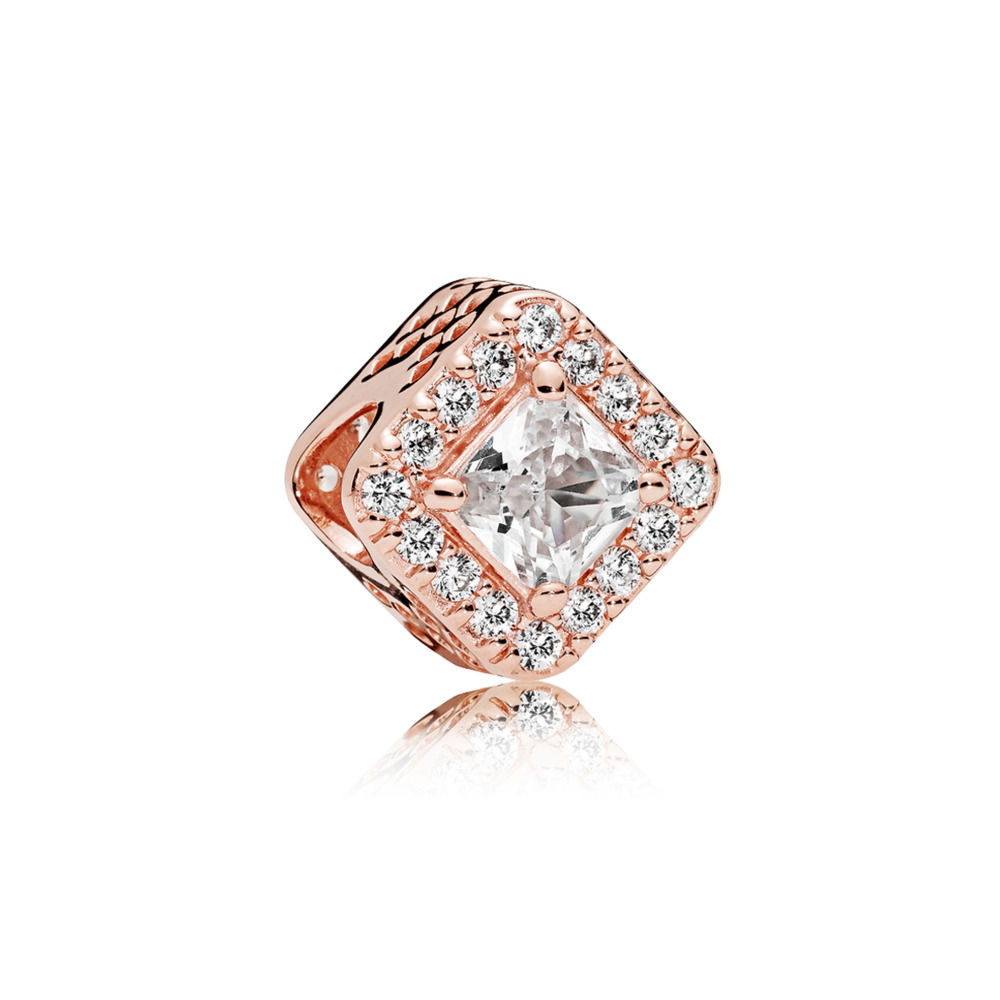 Pandora Rose Geometrische Glans Bedel 786206CZ