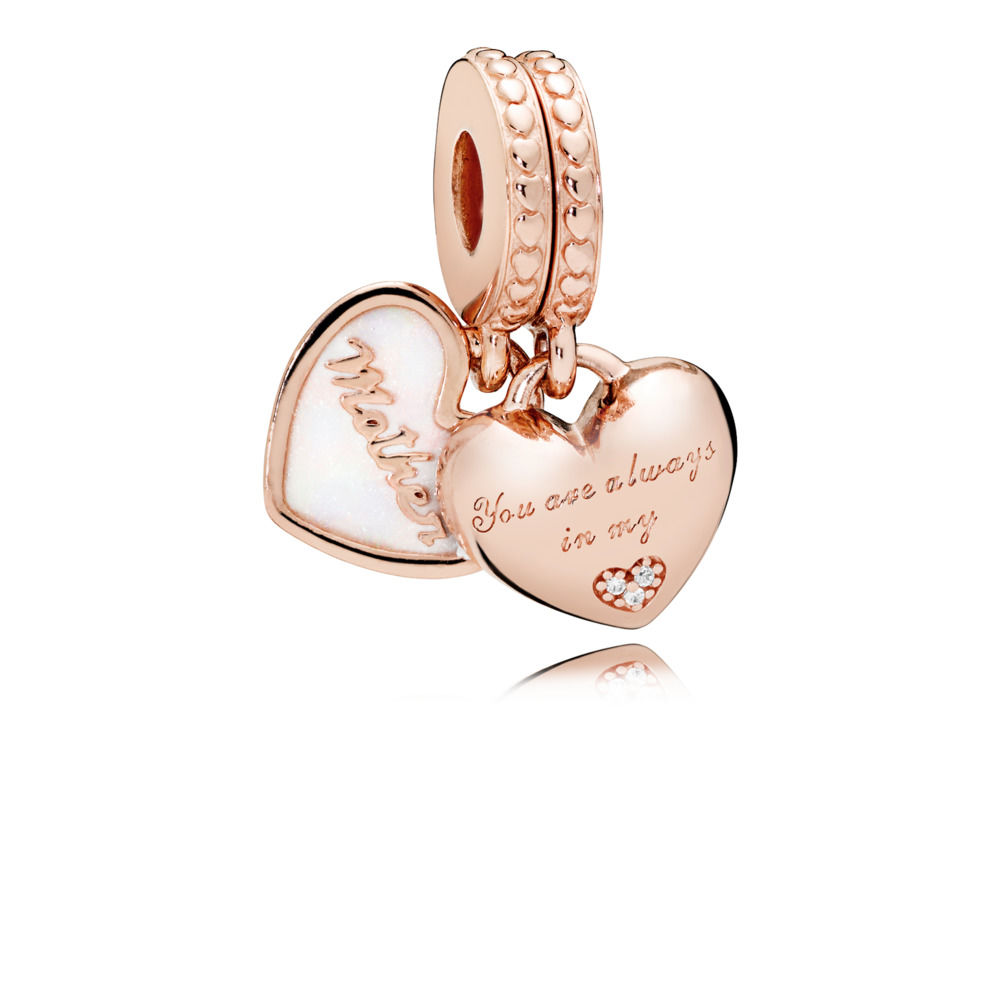 Pandora Rose Mother & Daughter Hearts Bedel 782072EN23