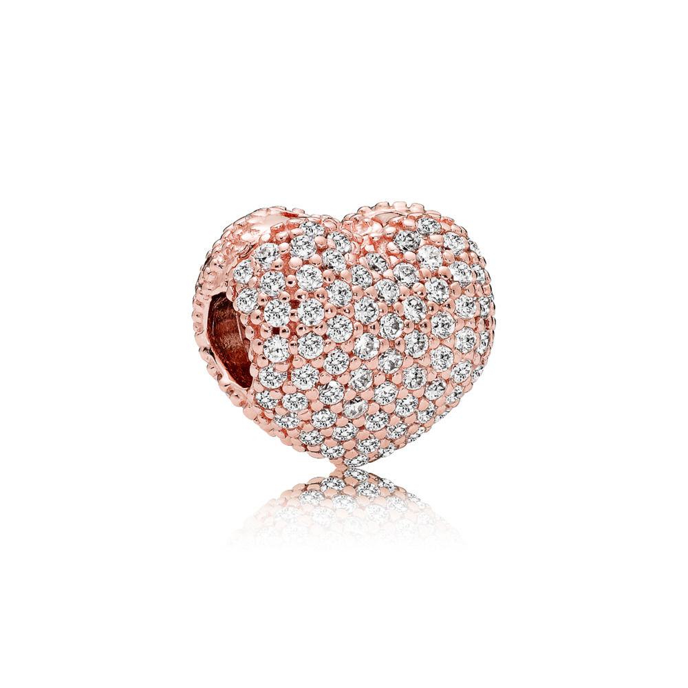 Pandora Rose Open My Heart Clip 781427CZ