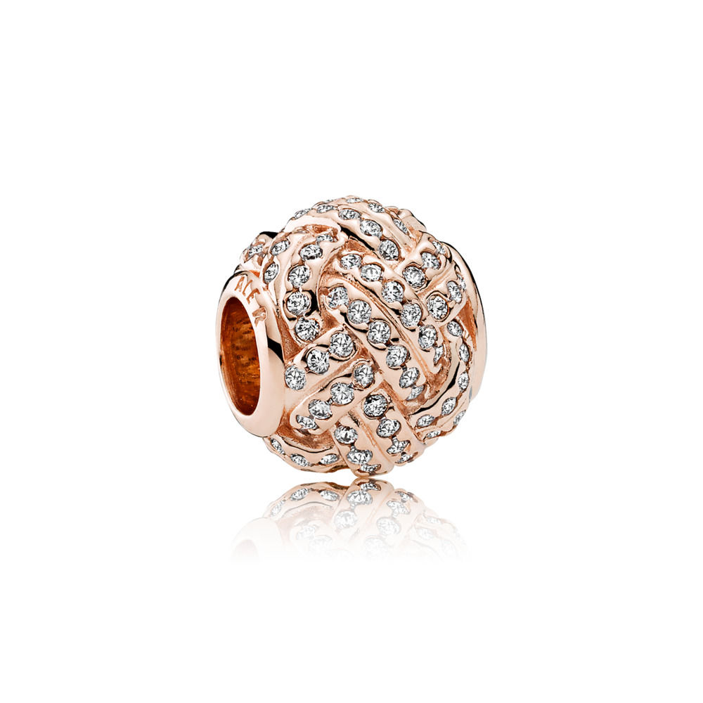 Pandora Rose Sprankelende Liefdesknoop Bedel 781537CZ