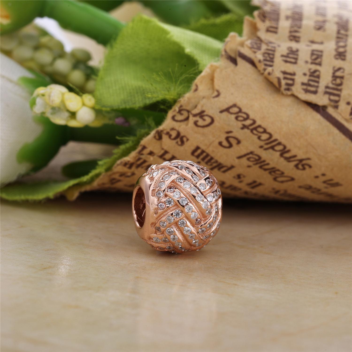 Pandora Rose Sprankelende Liefdesknoop Bedel 781537CZ