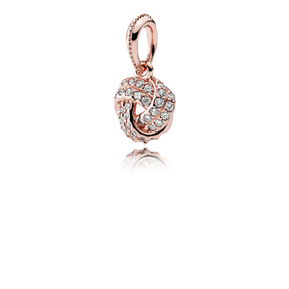 Pandora Rose Sprankelende Liefdesknoop Hanger 380385CZ