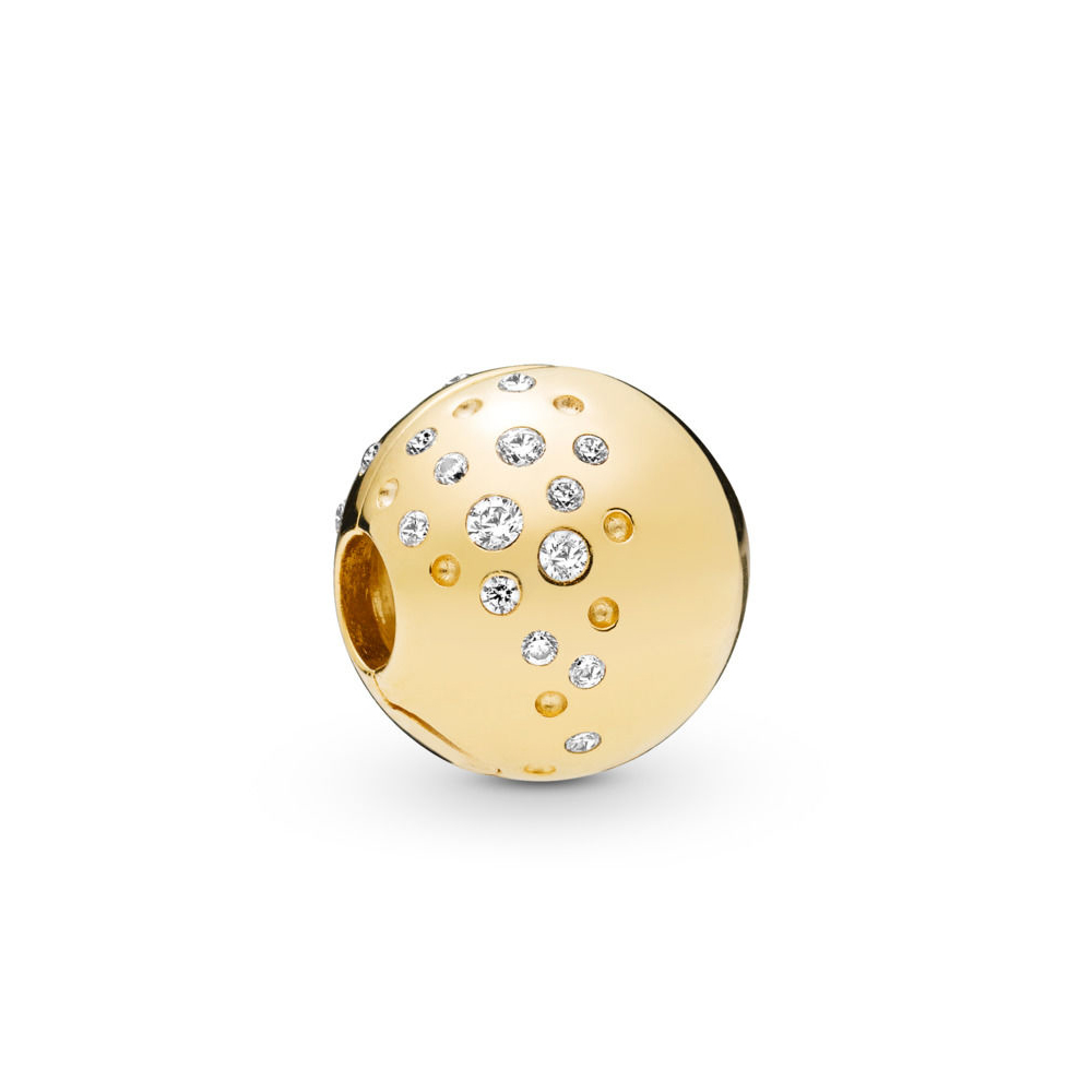 Pandora Gouden Scattered Sparkl Clip 767900CZ