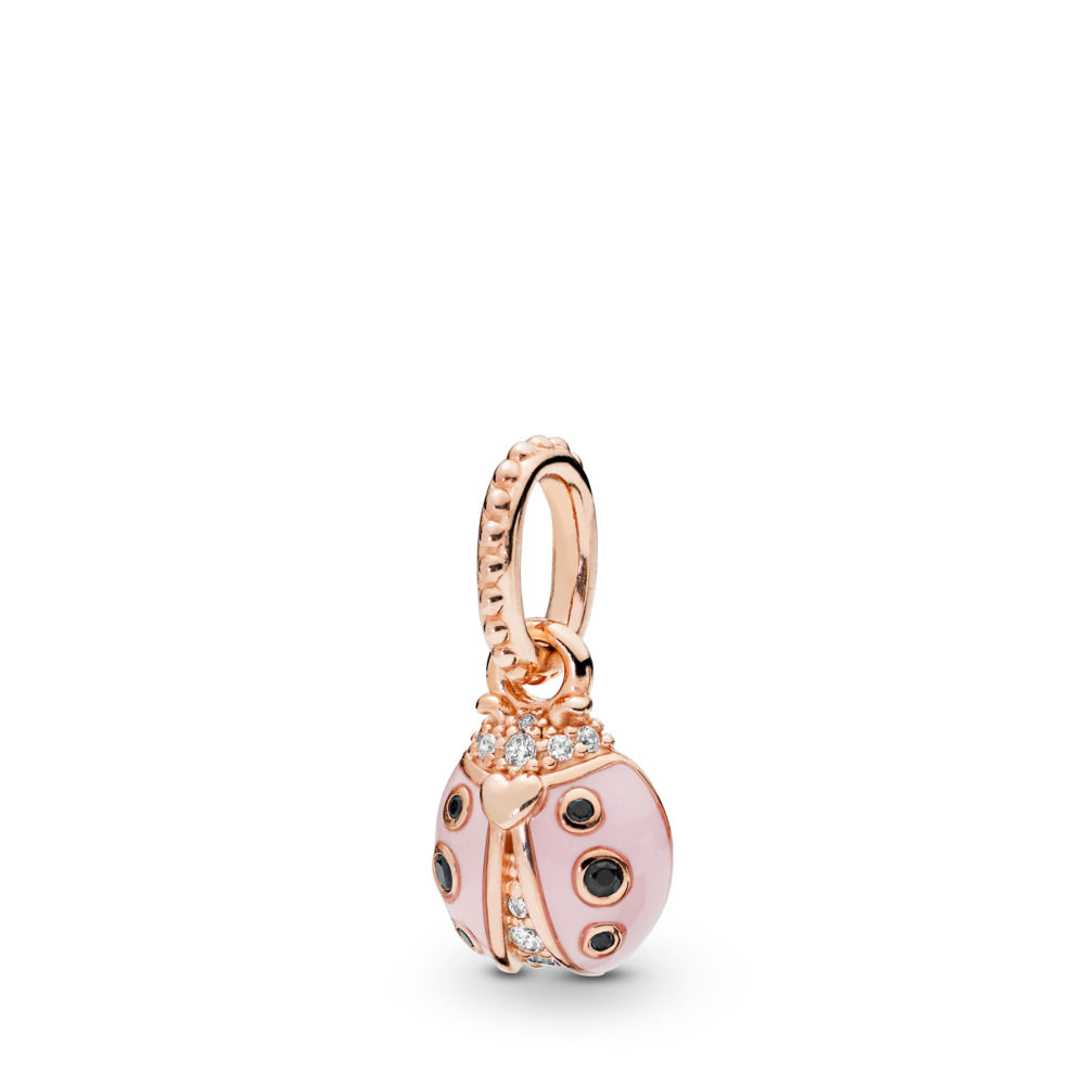 Pandora Rose Lucky Pink Lieveheersbeestje Hanger 387909En160