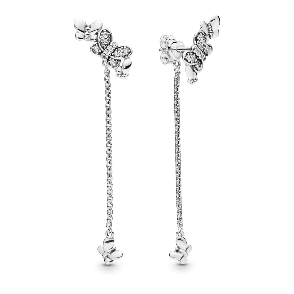 Pandora Bedazzling Butterflies Oorbellen - 297964CZ