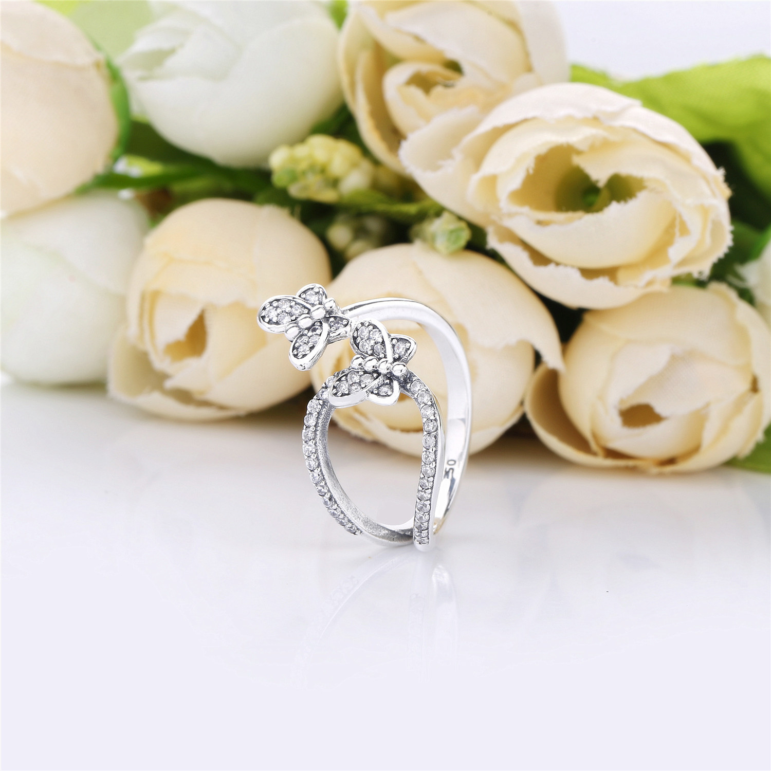 Pandora Bedazzling Butterflies Ring - 197920CZ