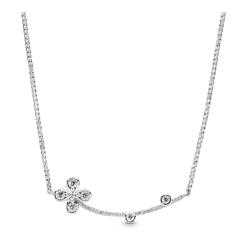 Pandora Four-Petal Flower Ketting - 397956CZ