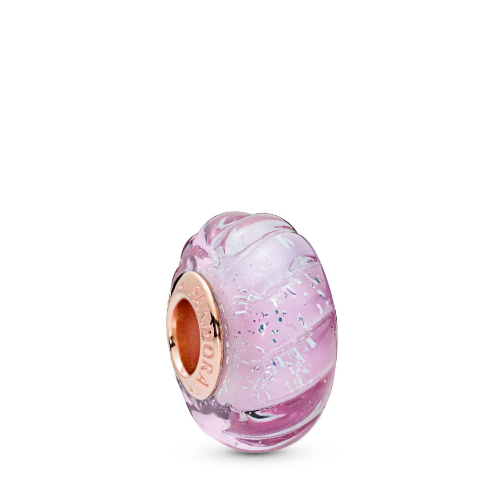 Pandora Glittering Grooves Murano Bedel - 788107