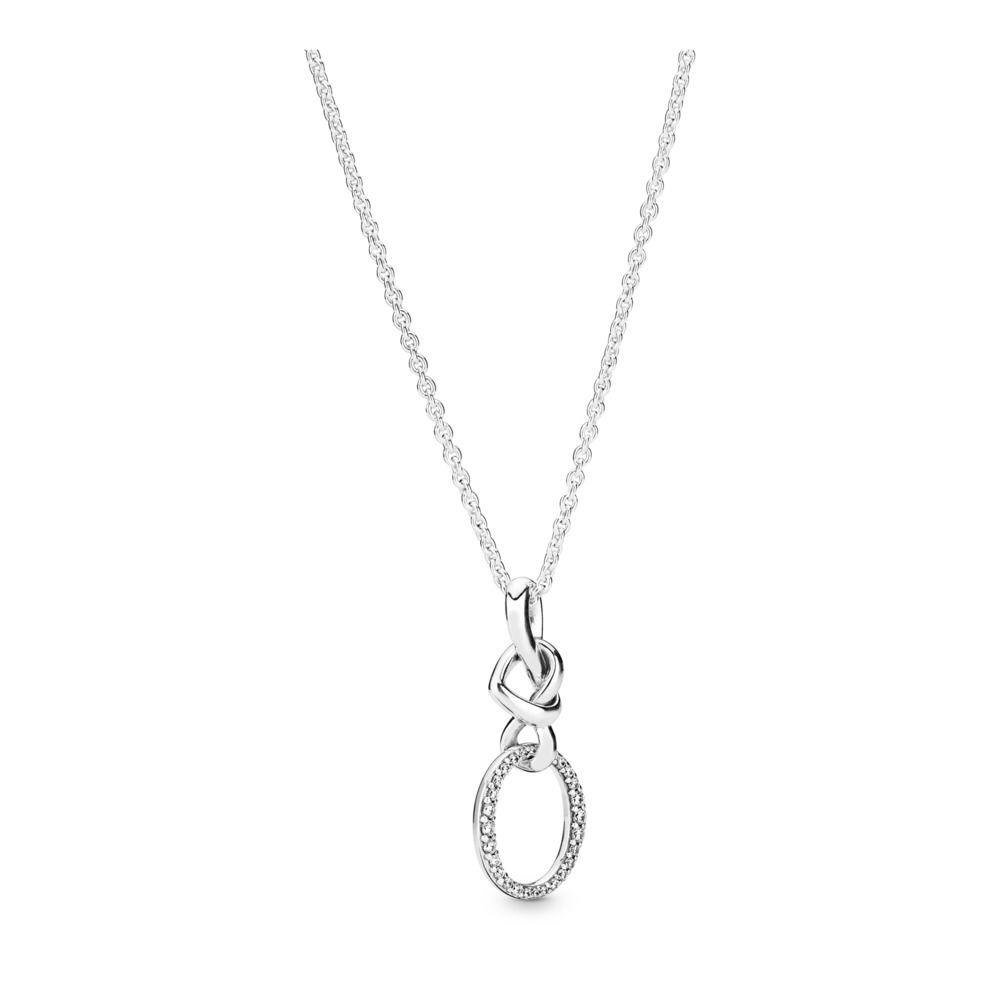 Pandora Knotted Heart Ketting - 398078CZ