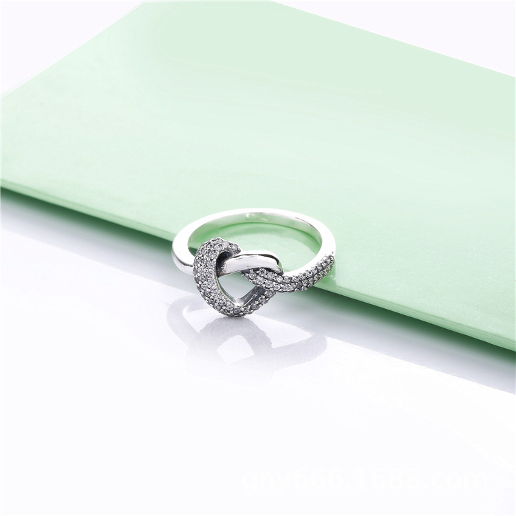 Pandora Knotted Heart Ring - 198086CZ