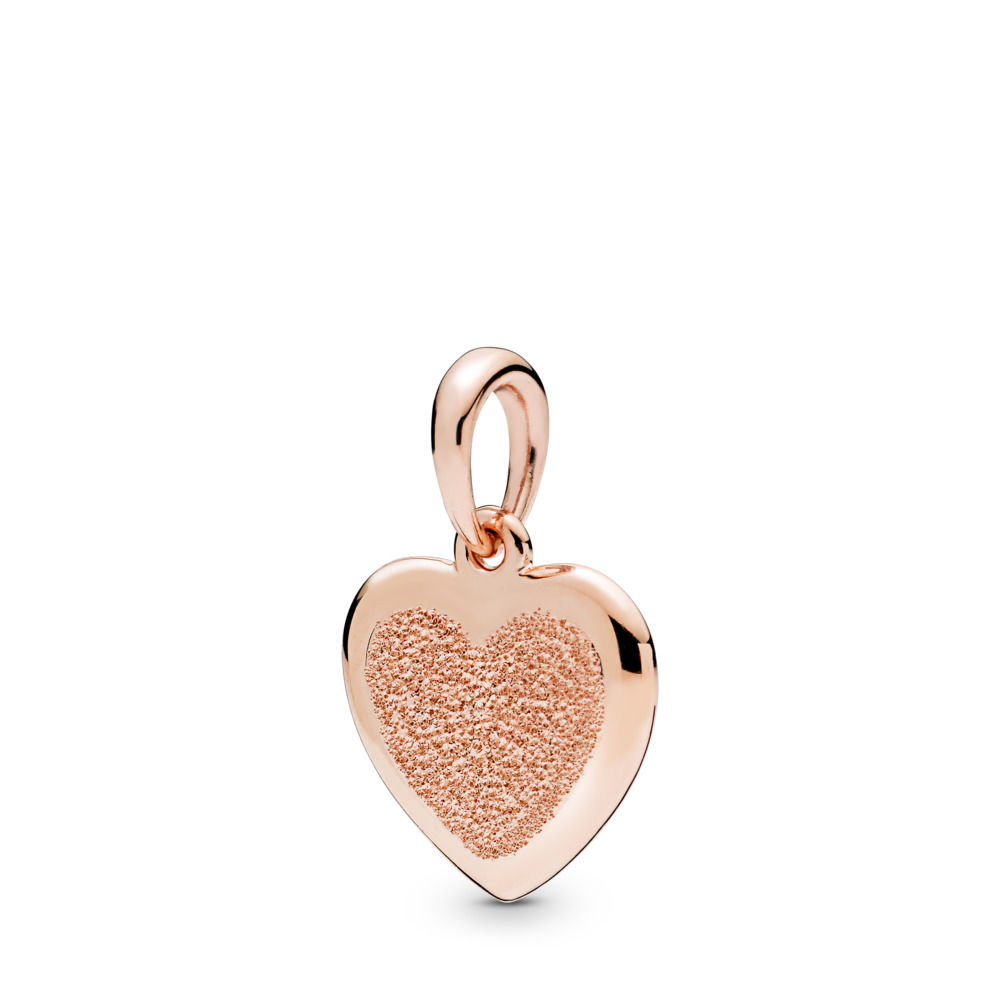 Pandora Matte Brilliance Heart Hanger - 387926