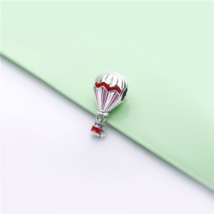 Pandora Red Hot Air Balloon Bedel - 798055ENMX