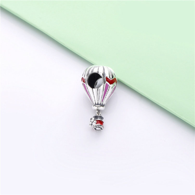 Pandora Red Hot Air Balloon Bedel - 798055ENMX