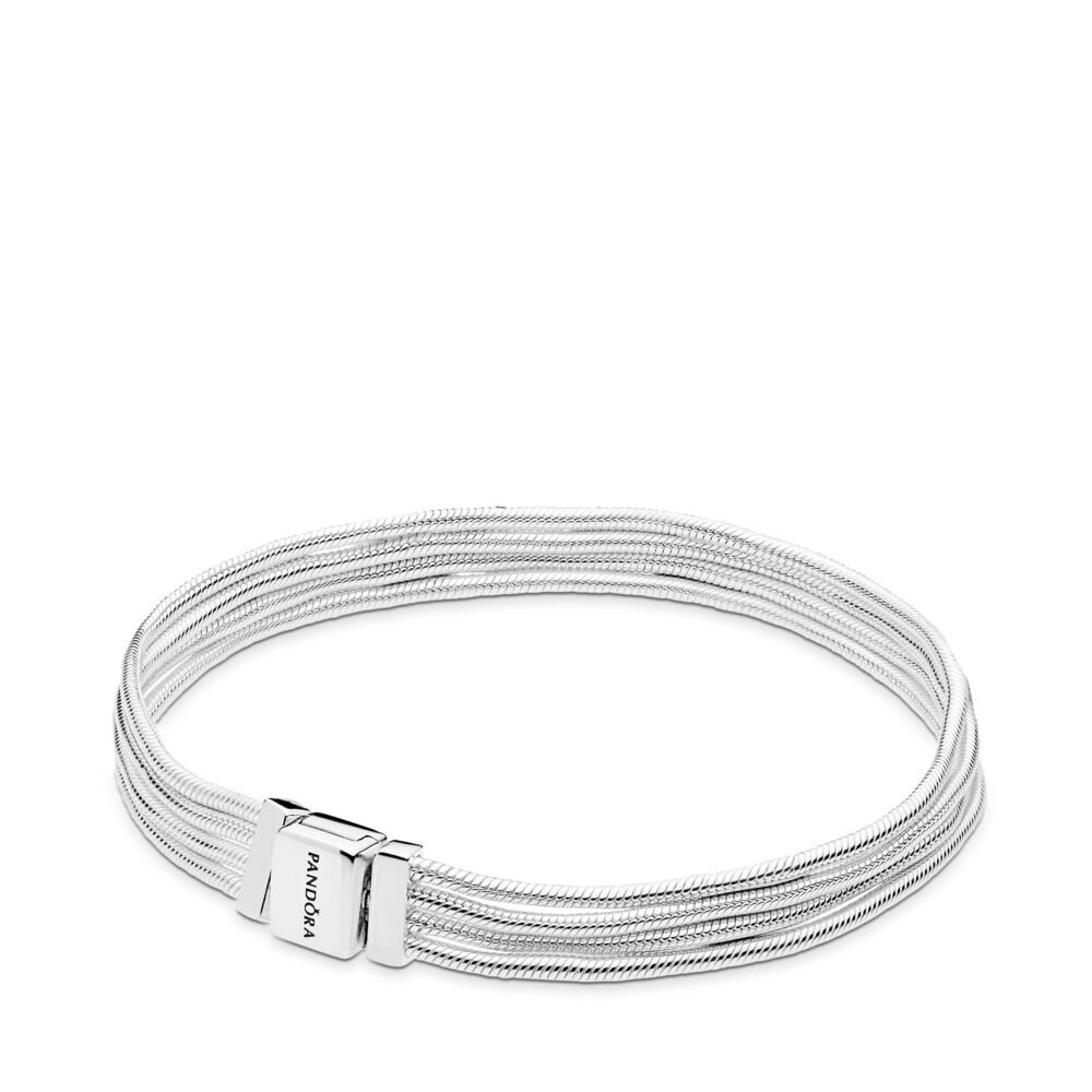 Pandora Reflexions Multi Snake Chains Armband - 597943