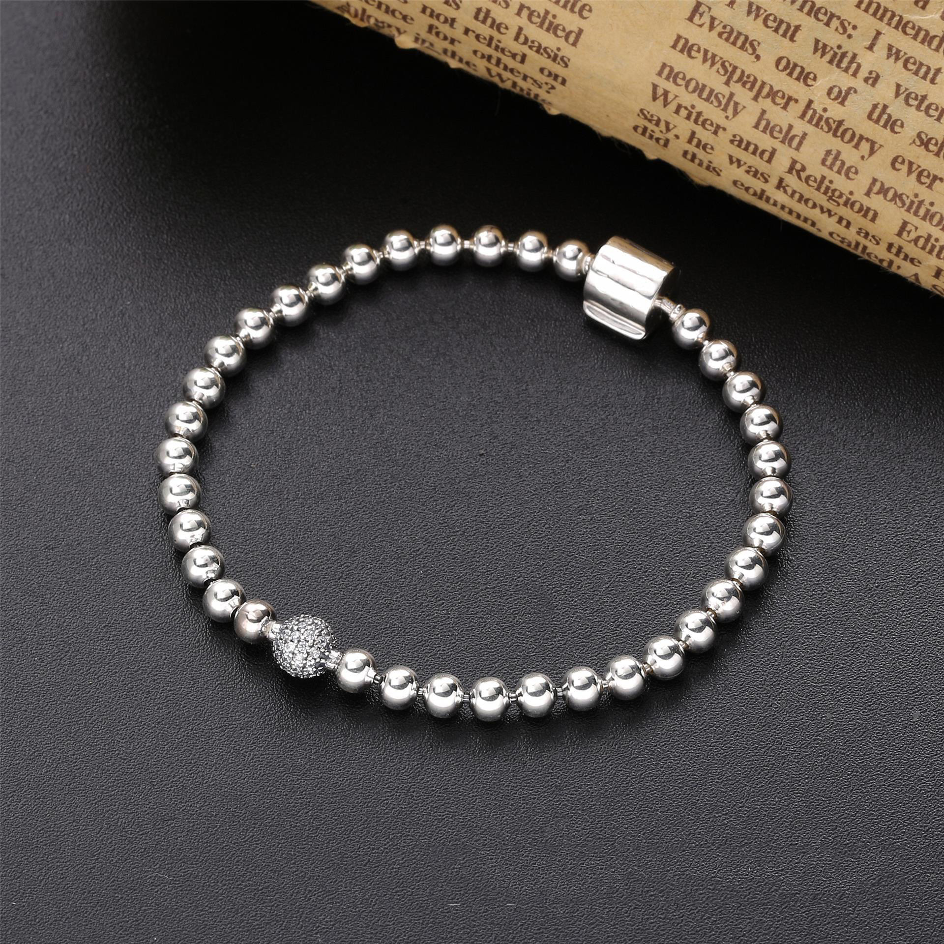 Pandora Beads & Pavé Armband 598342CZ