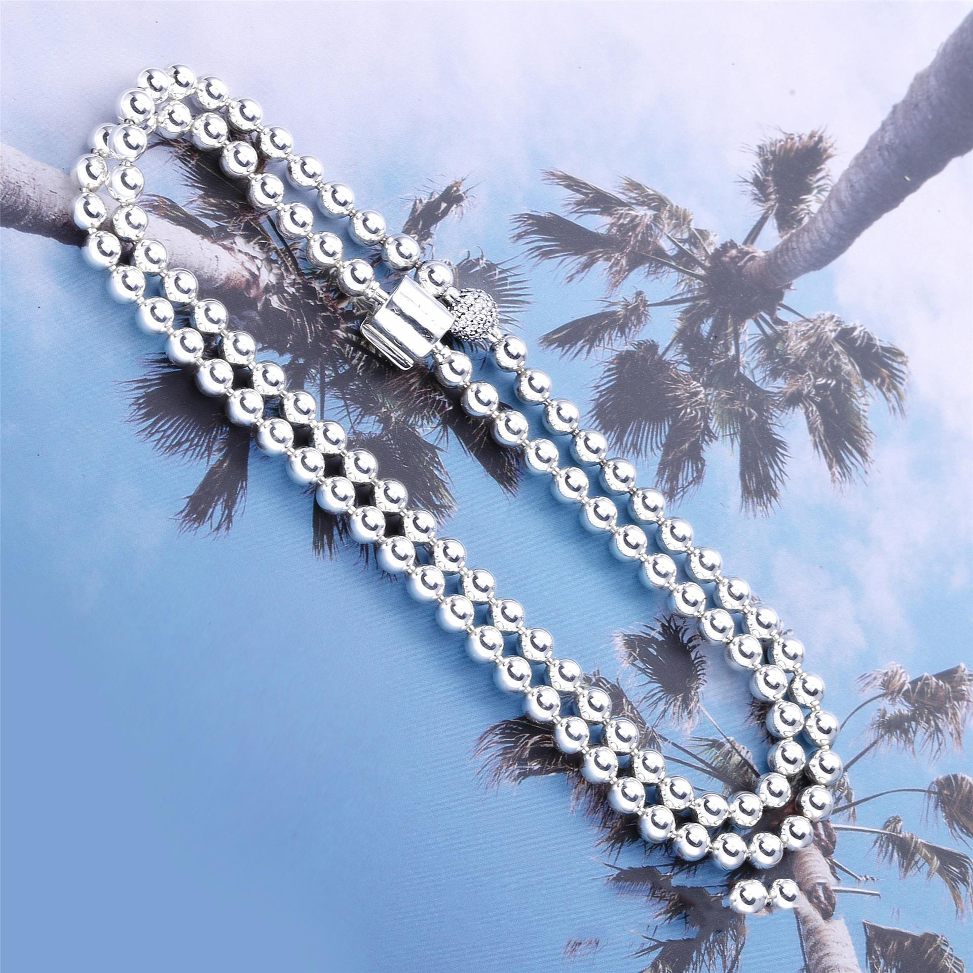 Pandora Beads & Pavé Ketting 398565C01