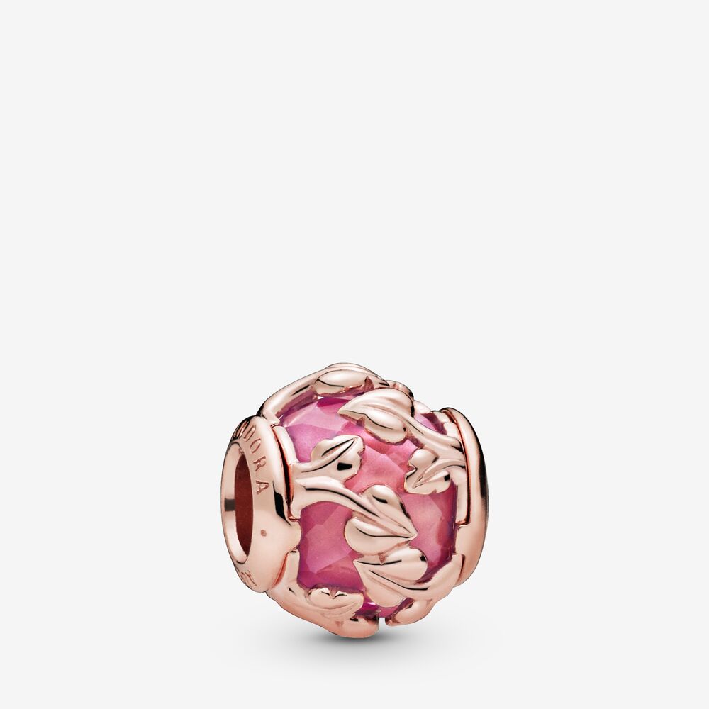 Pandora Roze Decoratieve Bladeren Bedel 788238Ssp