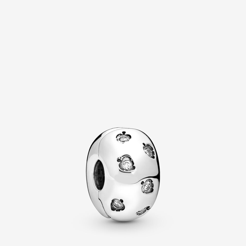 Pandora Sprankelende Bladeren Clip Bedel 798345CZ