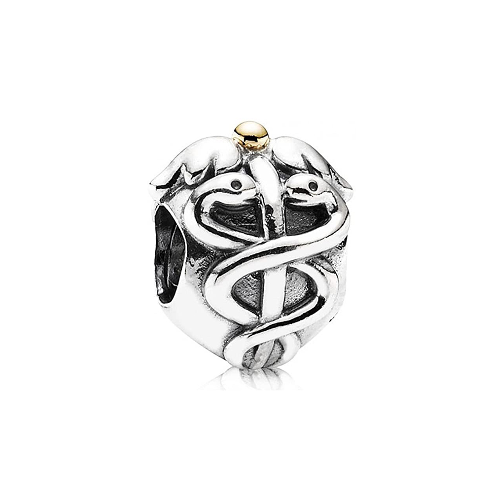 Pandora Sterling Zilver & 14K Life Saver Bedel 791042