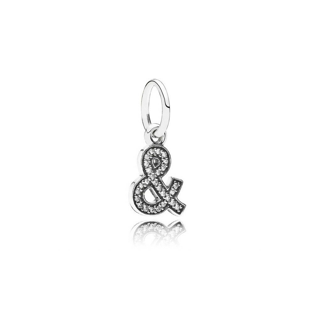 PANDORA Brief Ampersand Zilveren Hangende Bedel 791305CZ