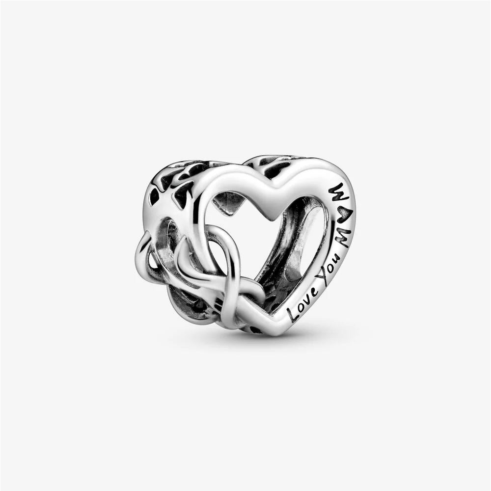 PANDORA Oneindig Hart Bedel Met Tekst 'Love You Mum' 798825C00